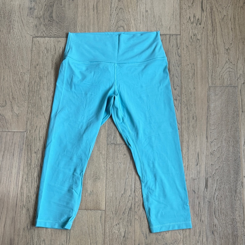 Lululemon Align High-Rise Crop 21" Tidewater Teal Size 10 - Picture 4 of 10